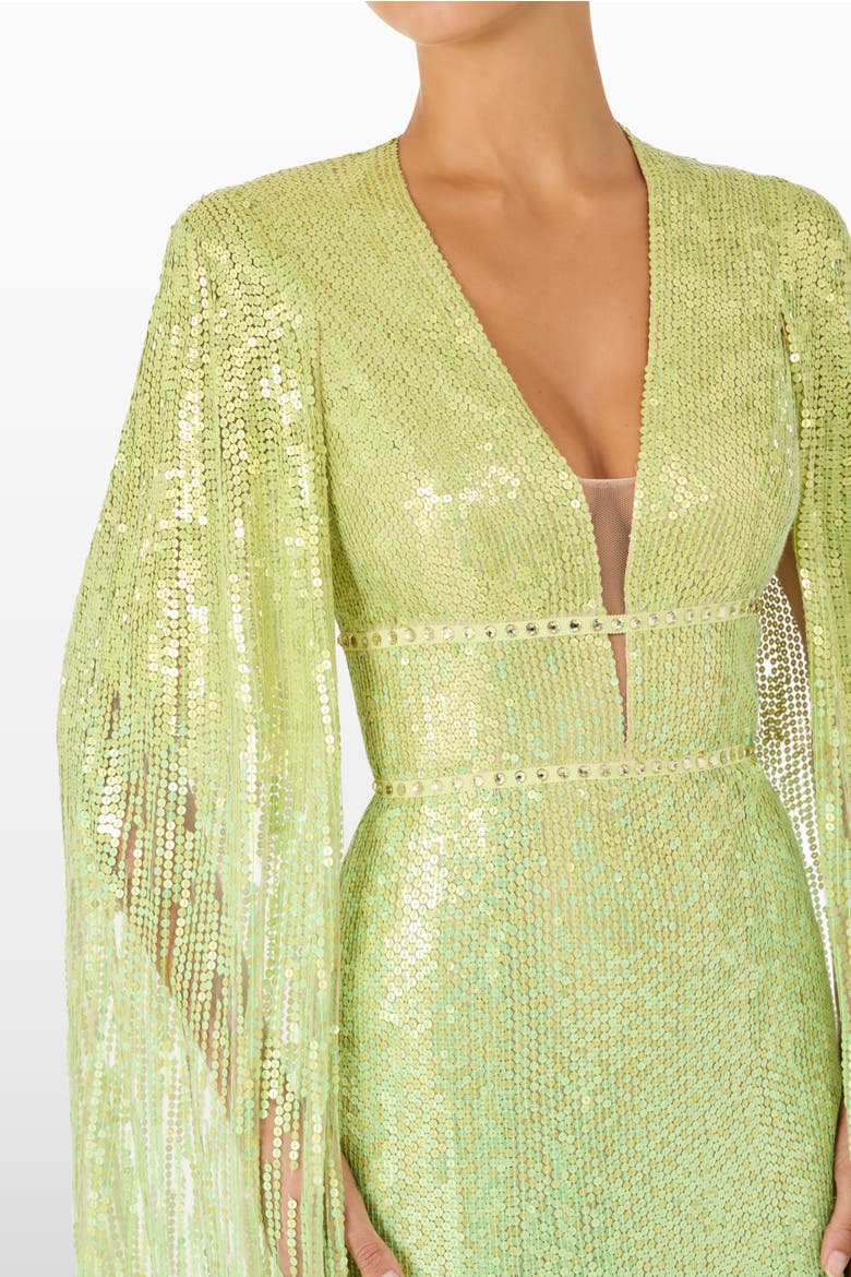 Easy Breezy Sequin-Embellished Maxi Dress, Alternate, color, Illusion