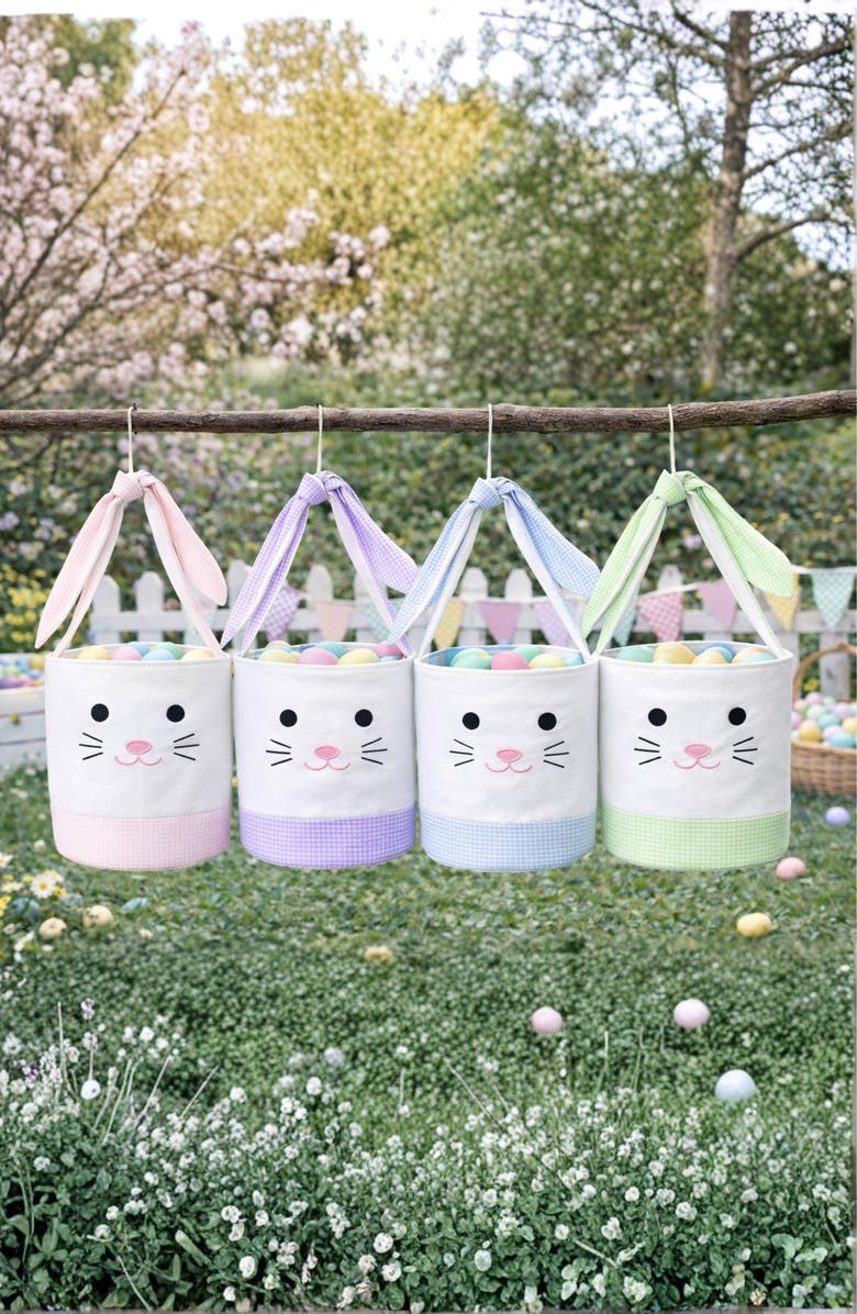 Bits & Bows Easter Bunny Basket, Alternate, color, Green