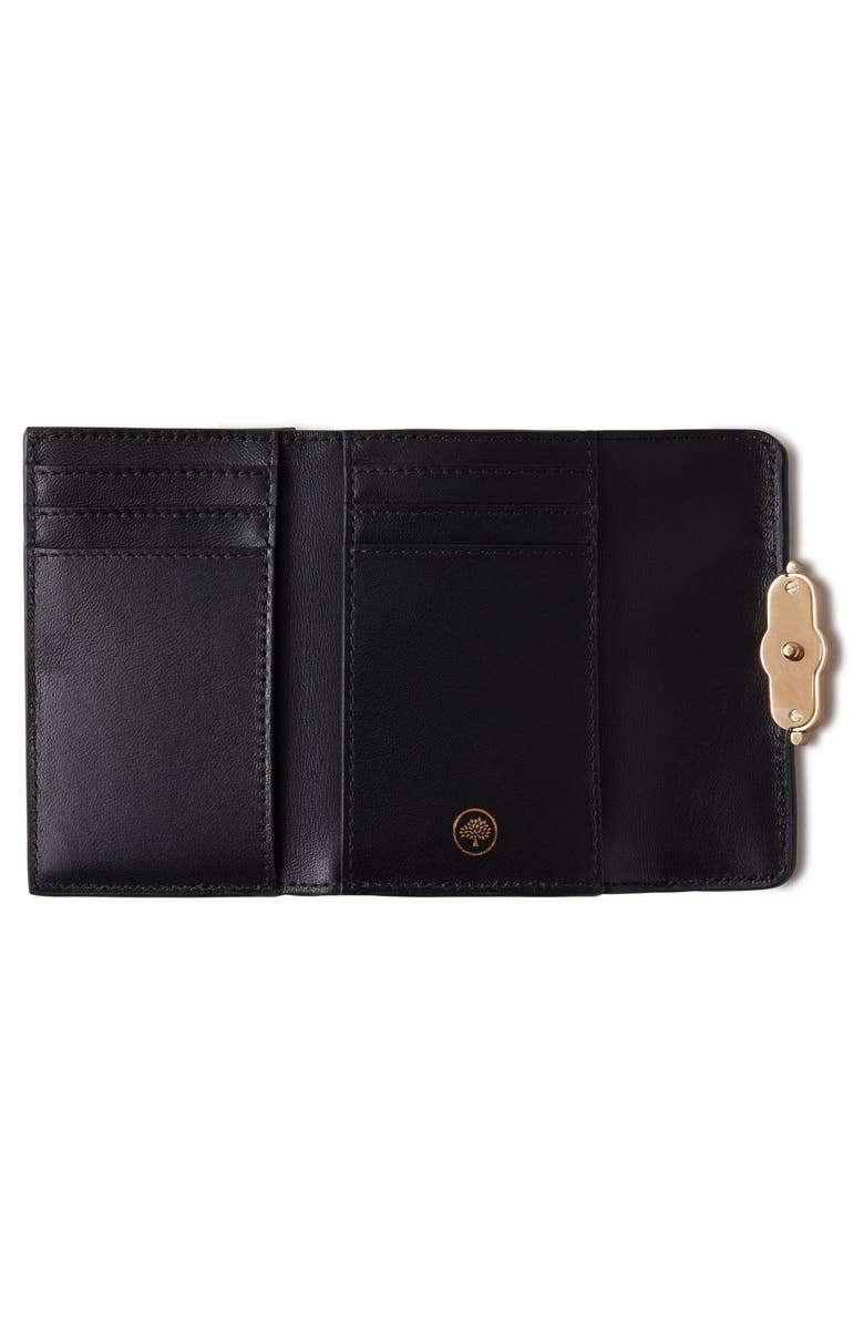 Mulberry Pimlico Croc Embossed Leather Compact Wallet, Alternate, color, 