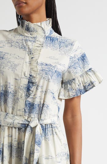 Victoria Ruffle Front Dress