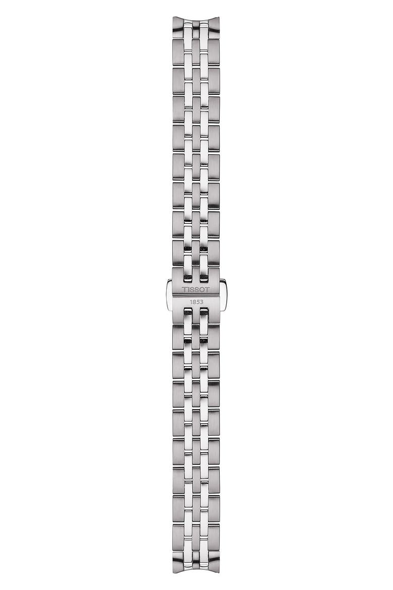 Tradition 5.5 Lady Round Bracelet Watch, 25mm, Alternate, color, SILVER/ BLACK/ SILVER