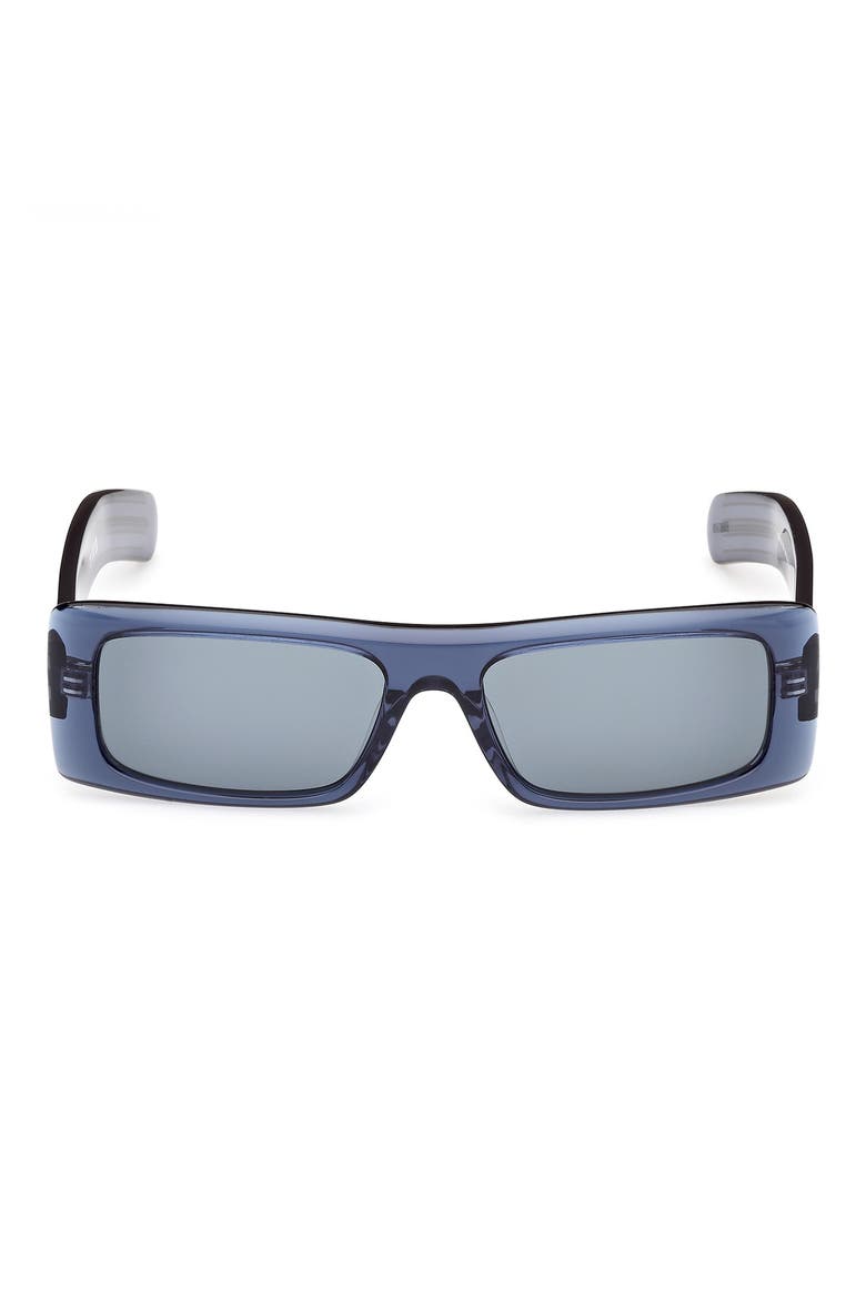Rectangular Sunglasses, Main, color, BLUE/ OTHER/ BLUE
