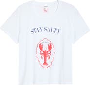 Splendid Stay Salty Graphic Cotton Blend T-Shirt