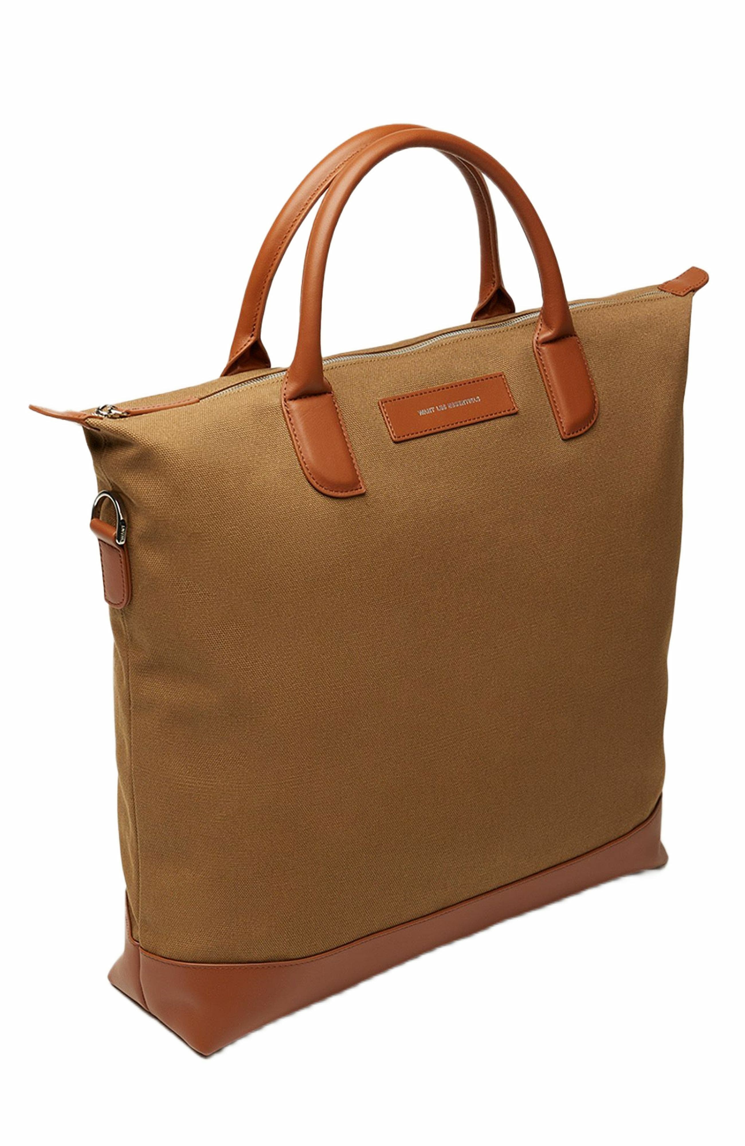 Want Les Essentiels O
Hare Organic Cotton Canvas Tote, Alternate, color, Dark Camel
