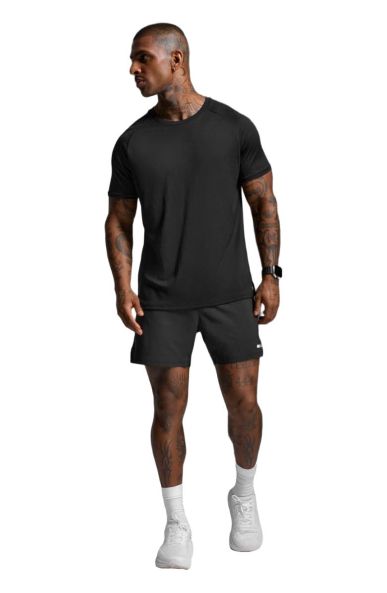 2XU Men's Aero Tee, Alternate, color, Black/Silver Reflective