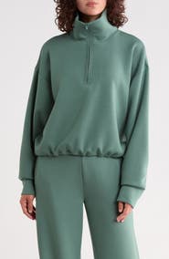 Z by Zella Whisper Knit Half Zip Sweatshirt