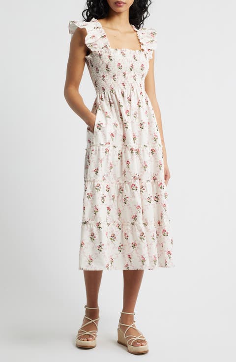 The Ellie Gingham Nap Midi Dress