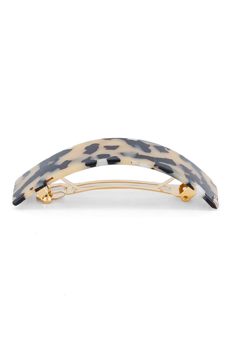 Rectangle Barrette, Alternate, color, ALBINOS