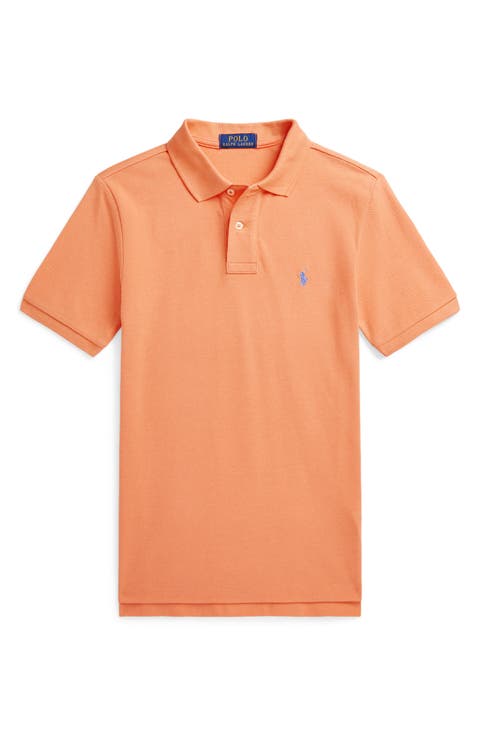 Kids' Solid Cotton Piqué Polo
