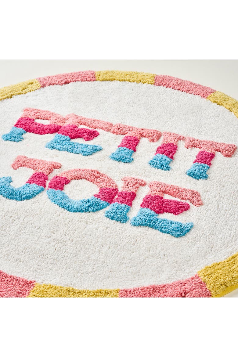 Punjab Petit 100% Cotton Bath Mat 27.5" Spa-Inspired, Alternate, color, Ivory