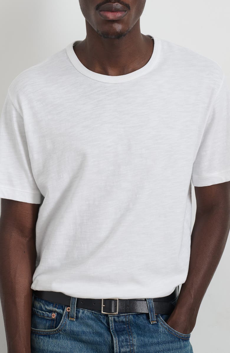 Alex Mill Standard Heathered T-Shirt, Main, color, White