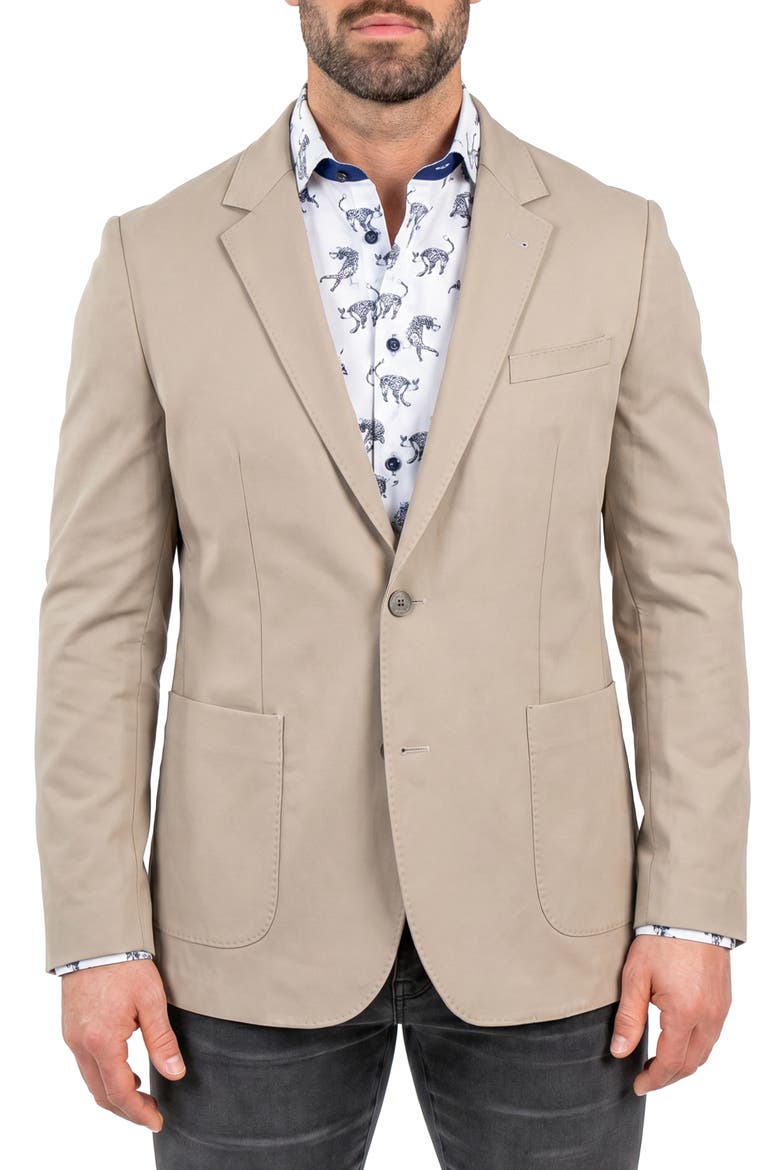 Descartes Unconstructed Sport Coat, Main, color, BEIGE