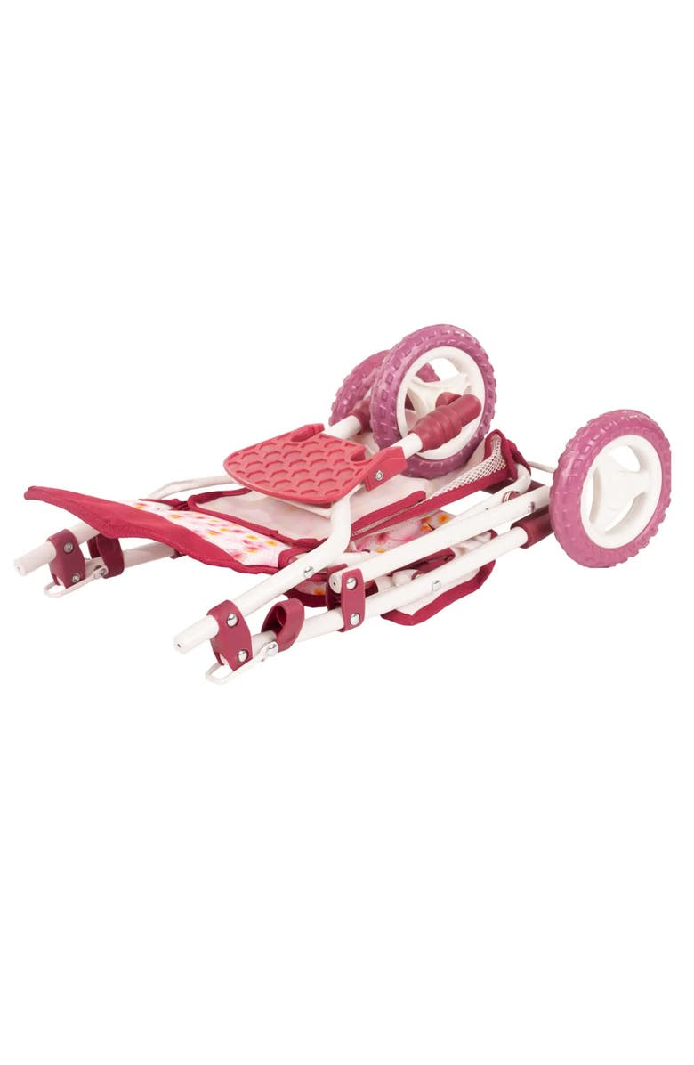 Gotz 3 Wheel Doll Buggy, Happy Flower, Foldable Toy Stroller, Dolls Up to 19.5 Inches, Alternate, color, Multicolored