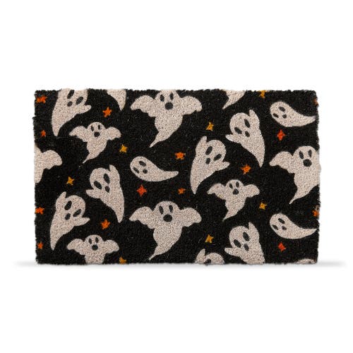 Tag Halloween Ghost Coir Door Mat For Everyday Use In Black