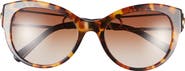 Versace 55mm Pillow Sunglasses