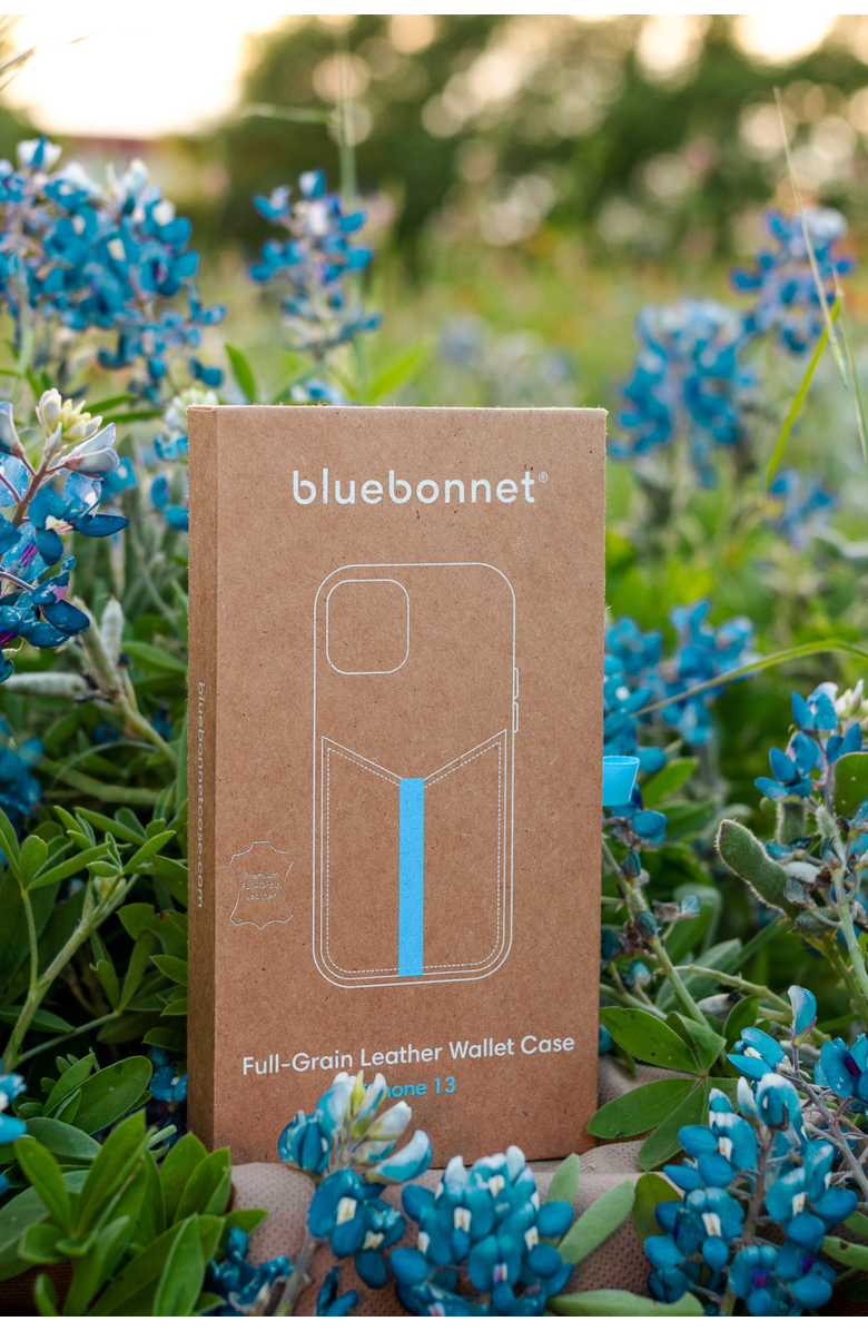 Bluebonnet Leather iPhone 17 Pro Leather Wallet Case, Alternate, color, Saddle Tan