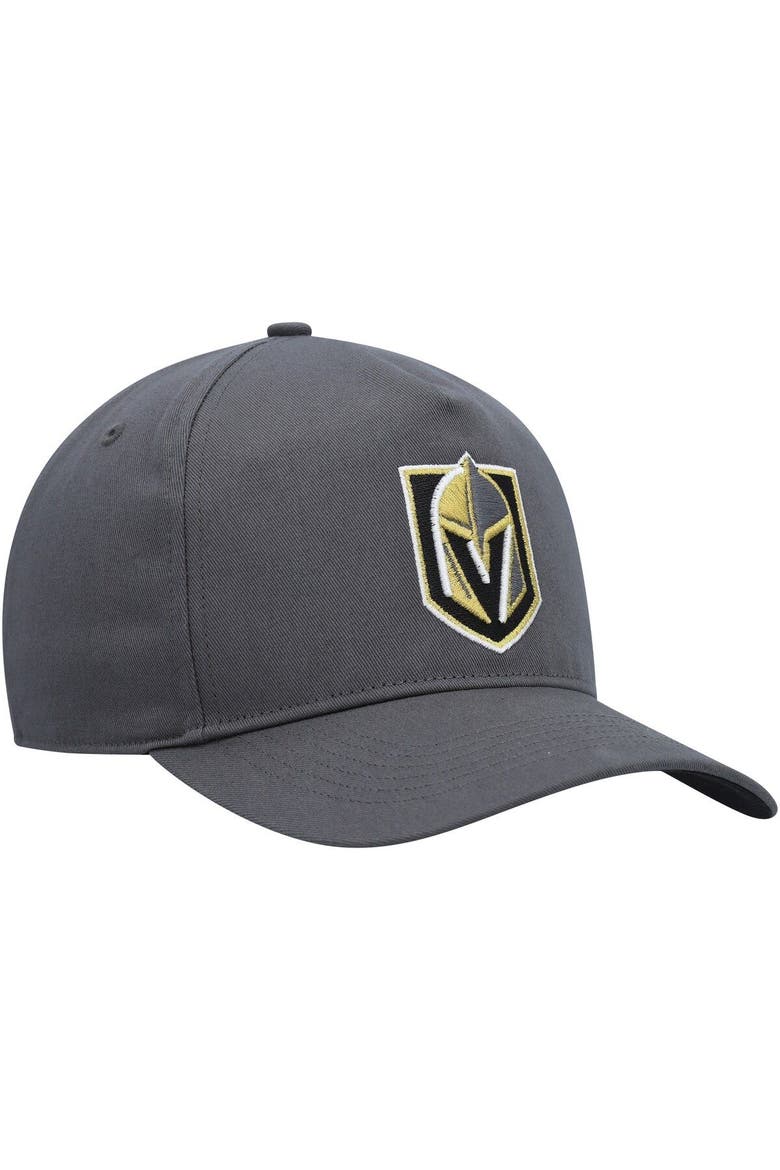 Men's '47 Charcoal Vegas Golden Knights Primary Hitch Snapback Hat, Alternate, color, Charcoal