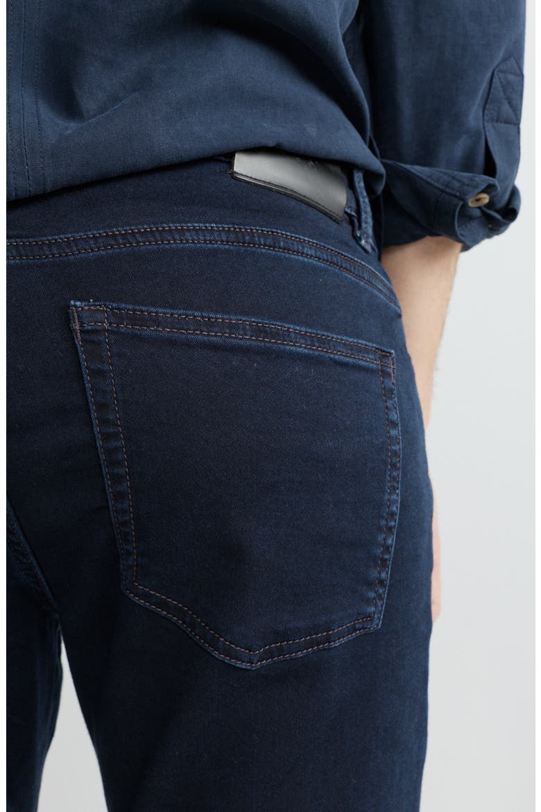 Russell DL Ultimate Knit Slim Straight Jeans, Alternate, color, SOCIAL
