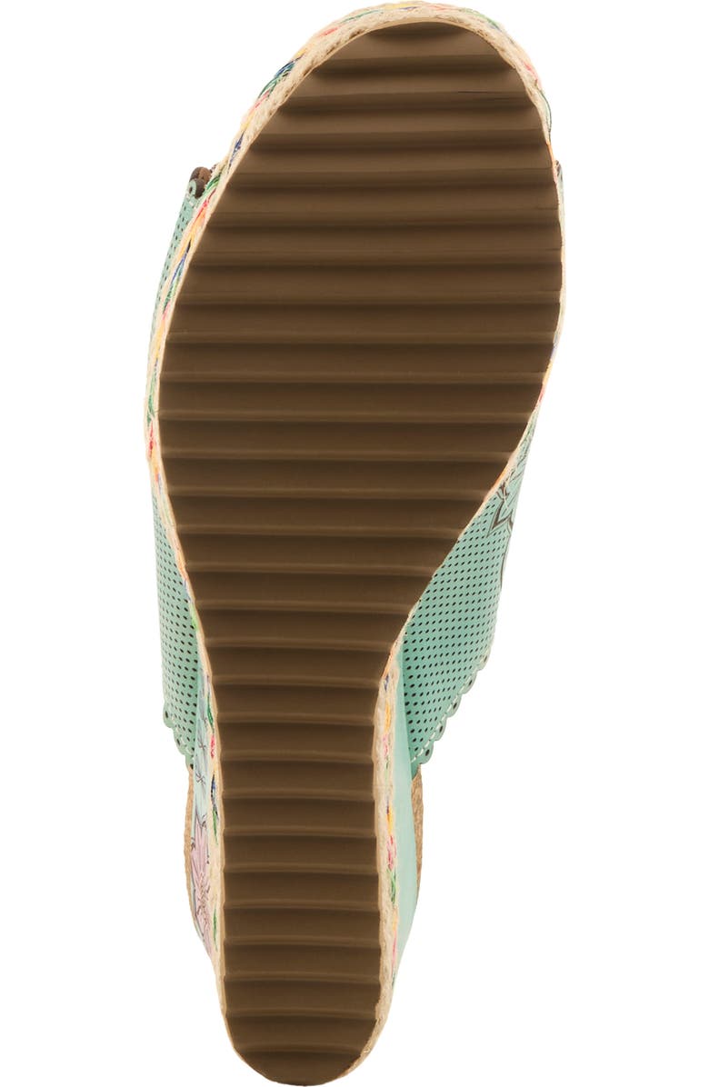 L'Artiste by Spring Step Delraybeach Platform Wedge Sandal, Alternate, color,