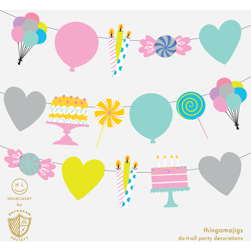 Daydream Society It's A Birthday Thingamajigs In Multi
