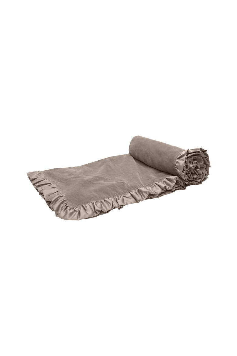 Ishana Fawn Accent Throw Blanket, Main, color, Brown