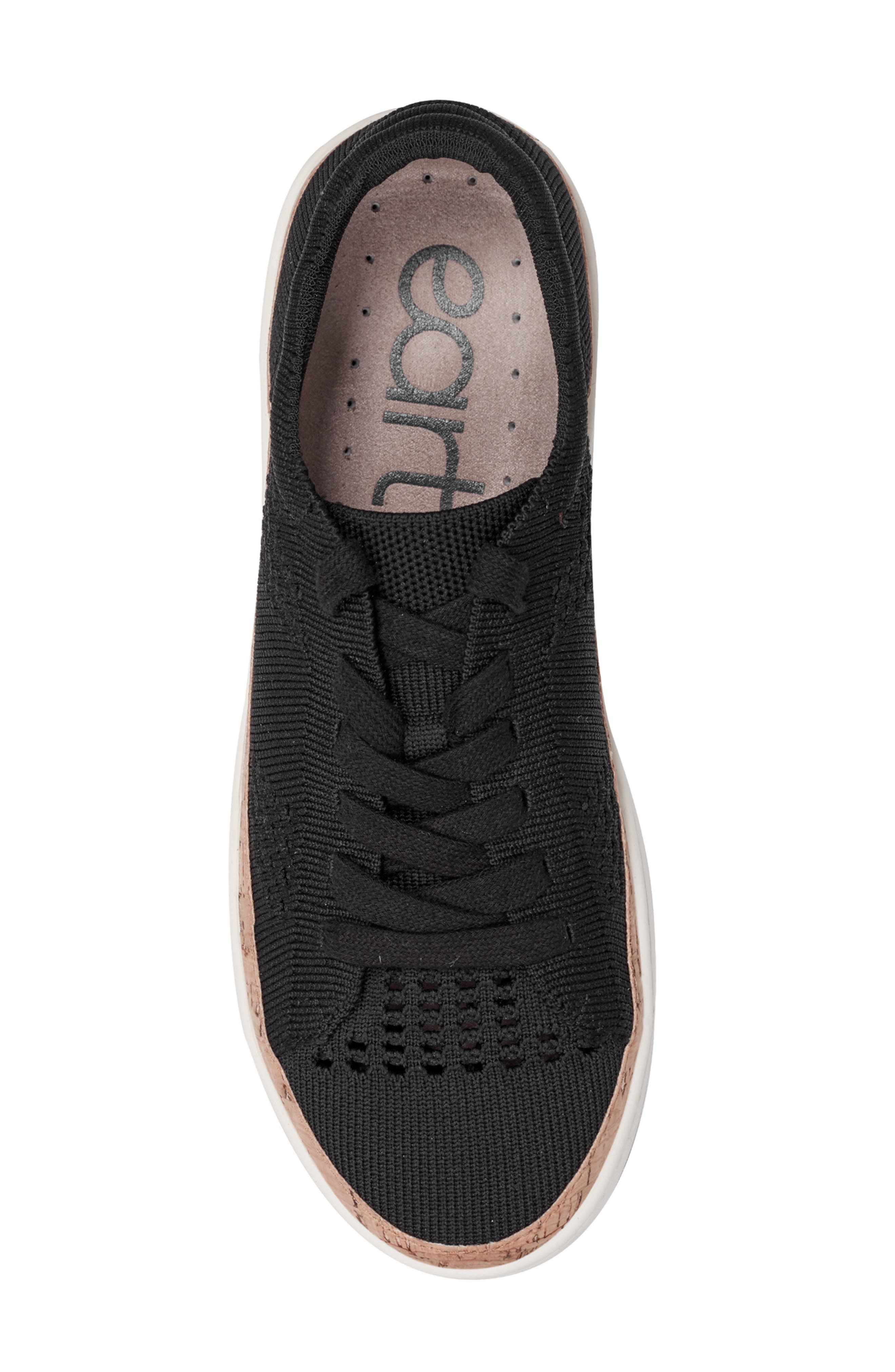 Knit Low Top Sneaker, Alternate, color, BLACK