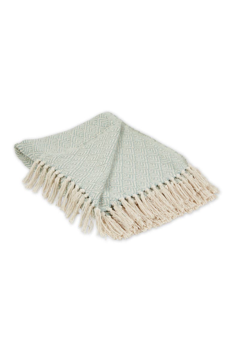 Jadeite Diamond Throw Blanket, Main, color, Jadeite