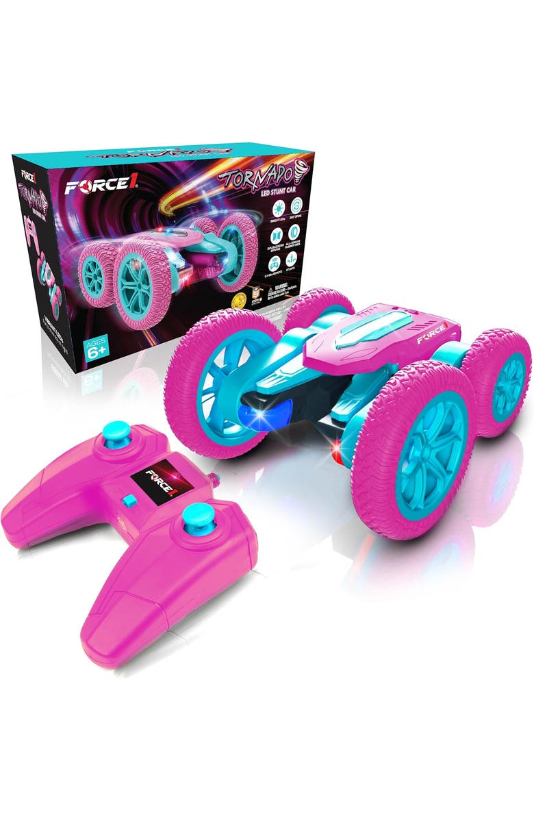 Force1 Tornado Pink LED Remote Control Car, Main, color, Pink