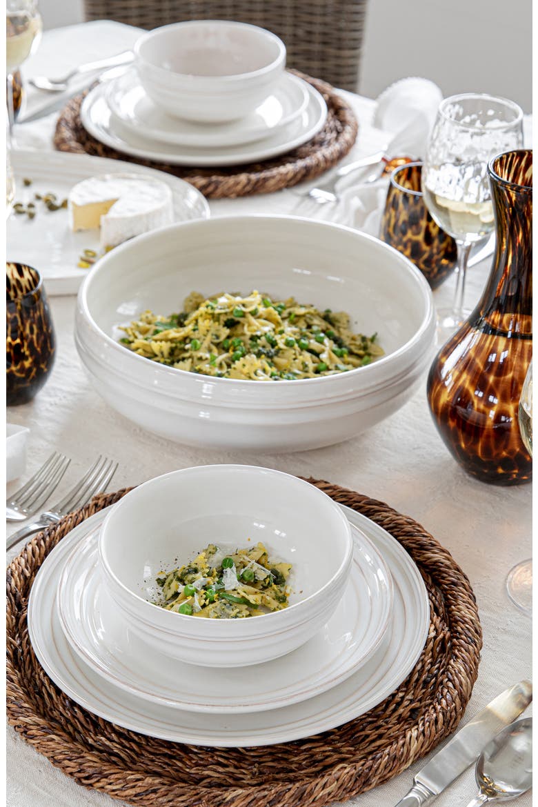 Bilbao 4-Piece Dinnerware Place Set, Alternate, color, WHITEWASH