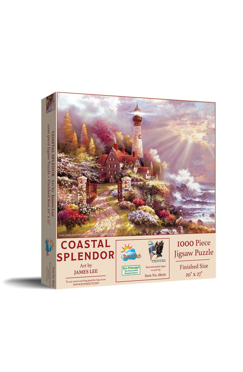 Sunsout Coastal Splendor 1000 piece Jigsaw Puzzle for Adults, Main, color, Multicolor