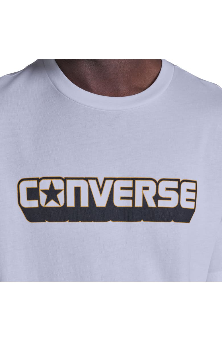 Converse Dimension Logo Tee, Alternate, color, White 10A