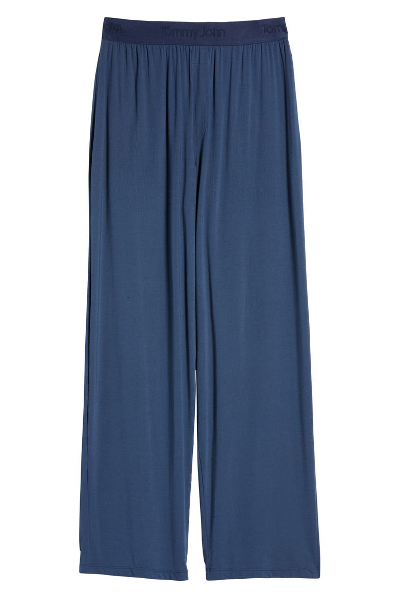 Second Skin Pajama Pants, Alternate, color, DRESS BLUE