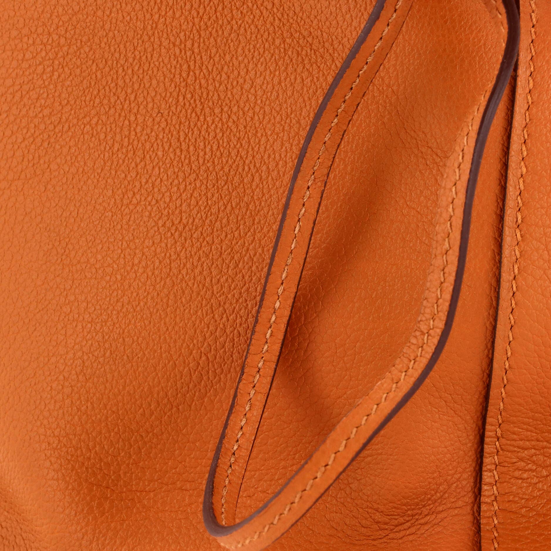 Pre-Owned Hermes Licol Bag Evercolor 17, Alternate, color, Caramel