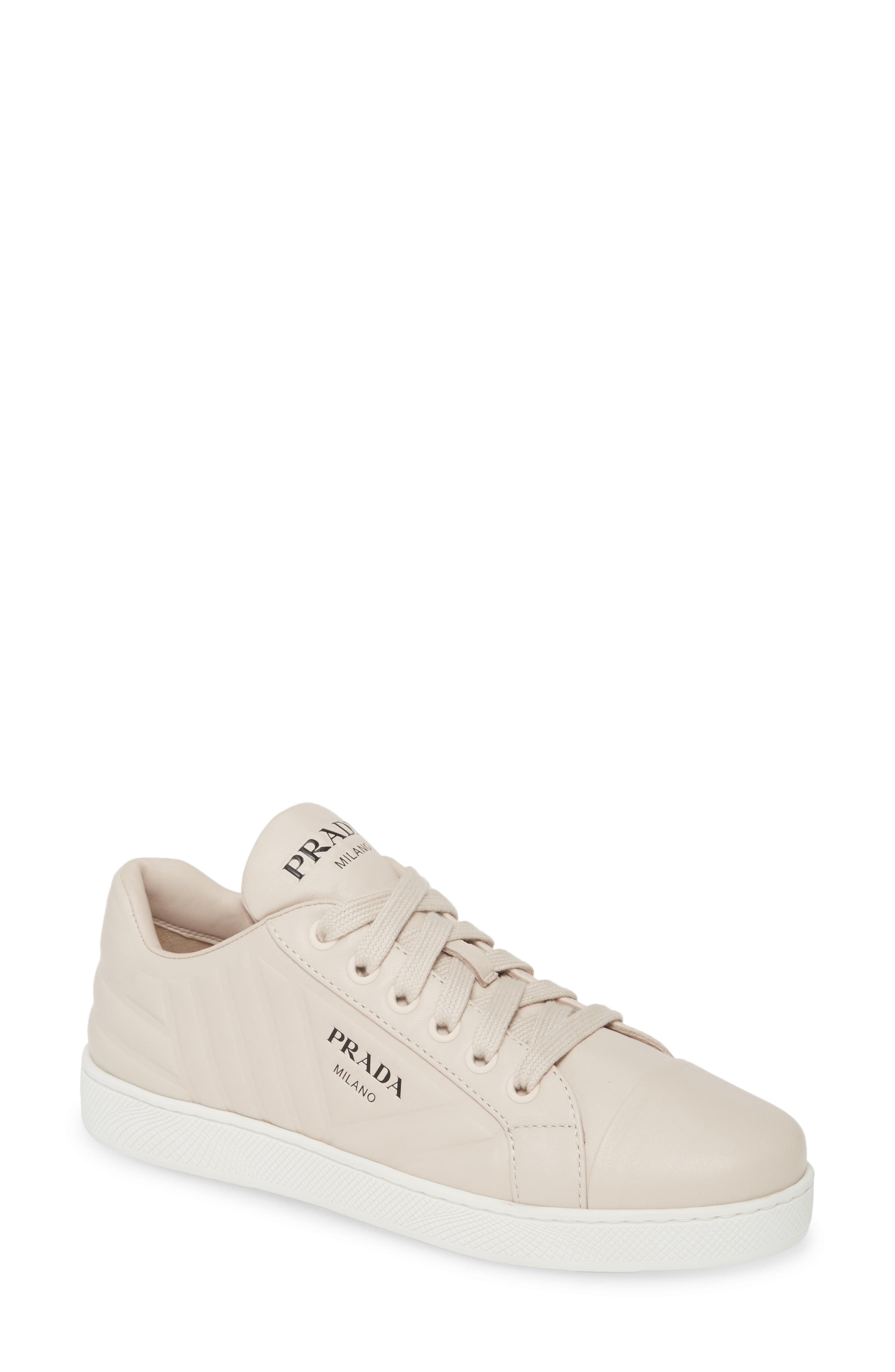 Quilted Low Top Sneaker, Main, color, GREY