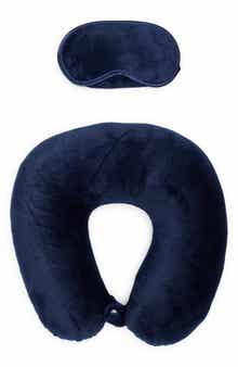 Travel Neck Pillow with Eye Mask