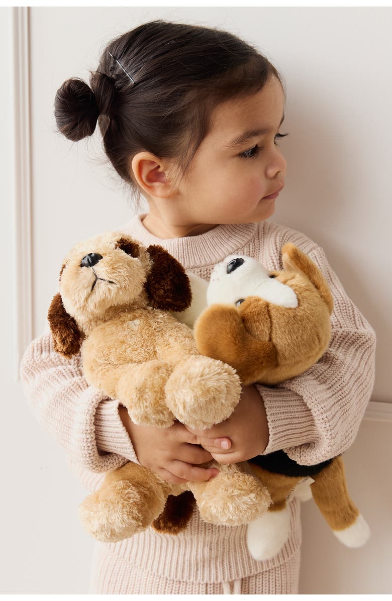 Snuggle Bunnies Stuffed Animal Brooklyn The Beagle, Alternate, color, Beige