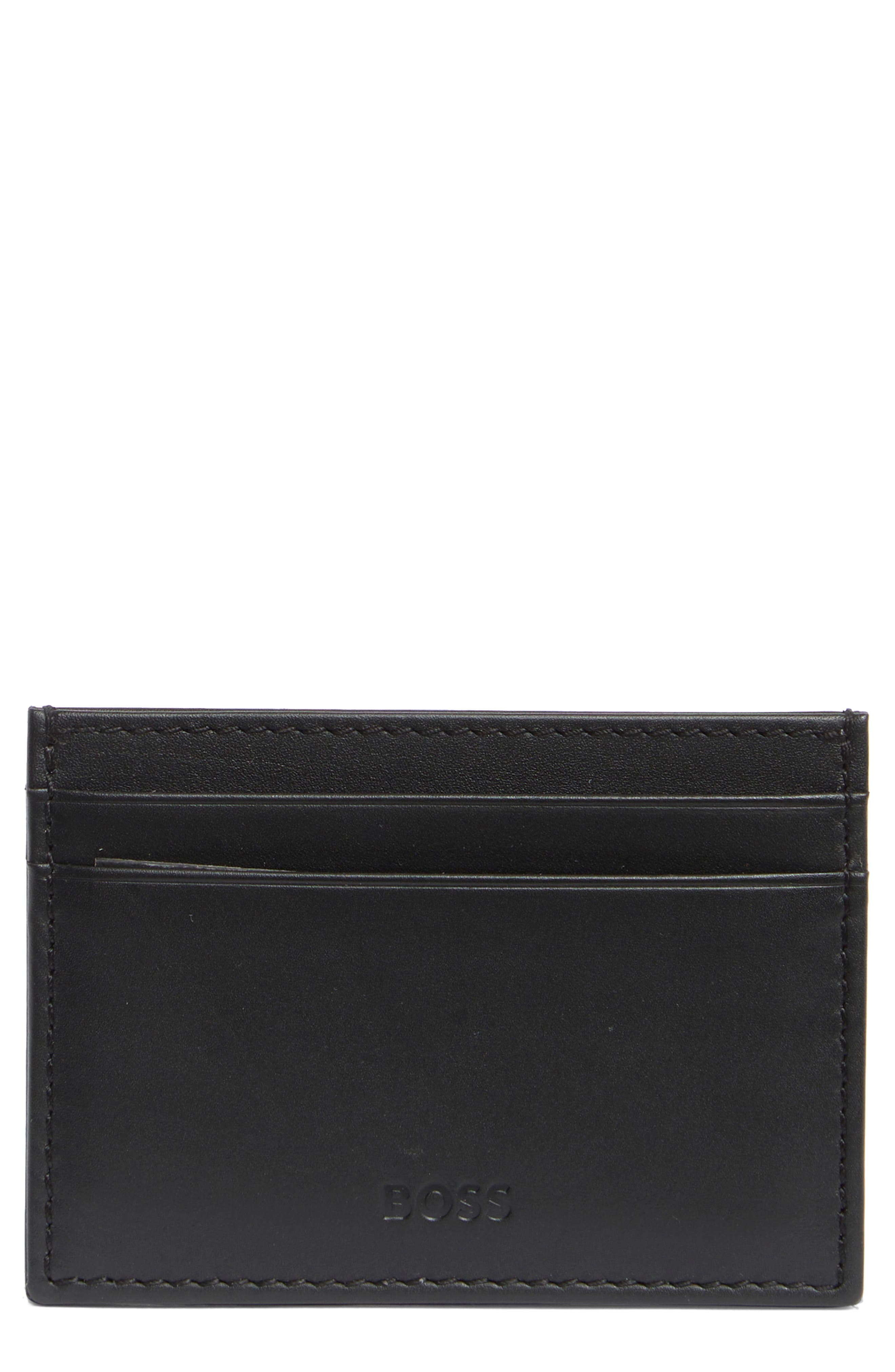 BOSS Randy Leather Card Case