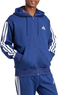 adidas Essential 3-Stripes Fleece Hoodie