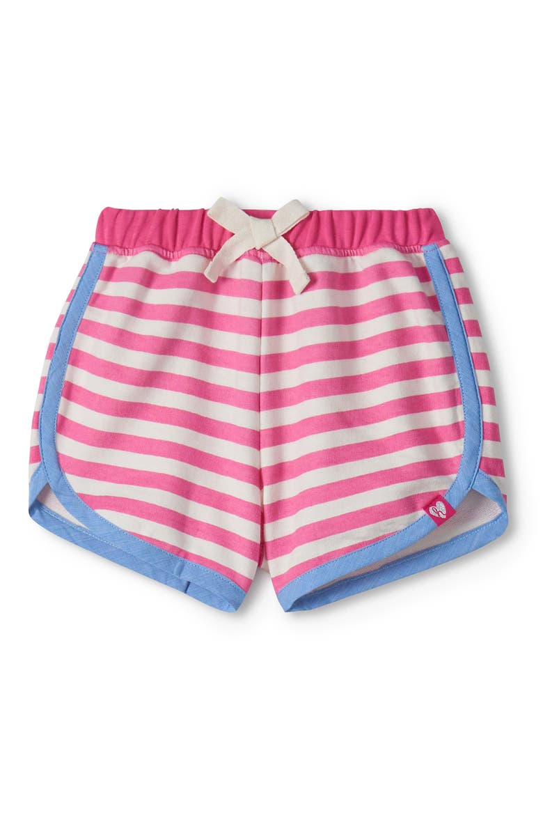 Kids' Raspberry Appliqué T-Shirt & Shorts, Alternate, color, NATURAL