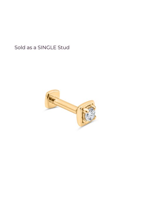 Edgy Flat Back Stud