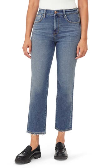 Kensie Straight Leg Jeans In Blue