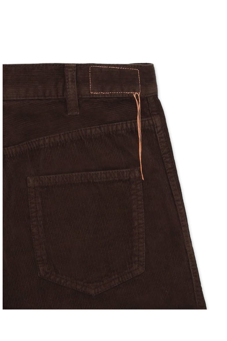 Corduroy Bootcut Trousers, Alternate, color, Dark Brown