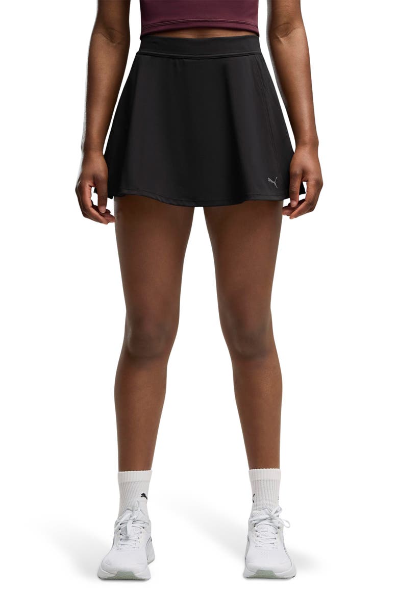 Shape Split Skort, Main, color, PUMA BLACK