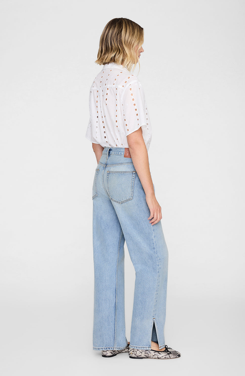 ANINE BING Lincoln Shirt, Alternate, color, White