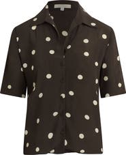 Favorite Daughter Sunny Polka Dot Button-Up Shirt