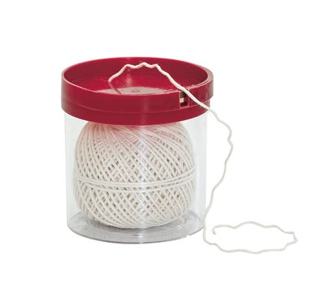 Kitchen Twine with Acrylic Twine Dispenser, Includes 164 Feet of Cooking and Baking String