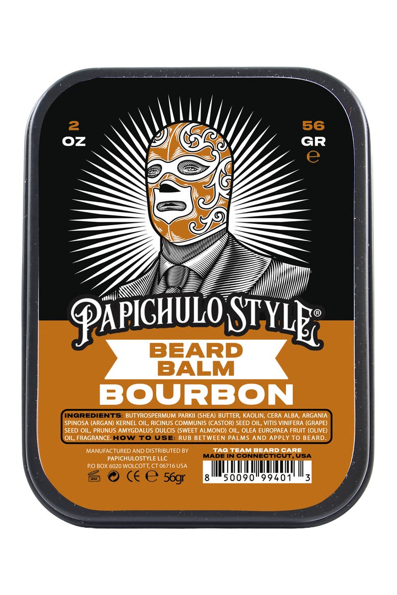 Bourbon Beard Balm, Main, color, NO COLOR