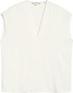 Vince V-Neck Cap Sleeve Top