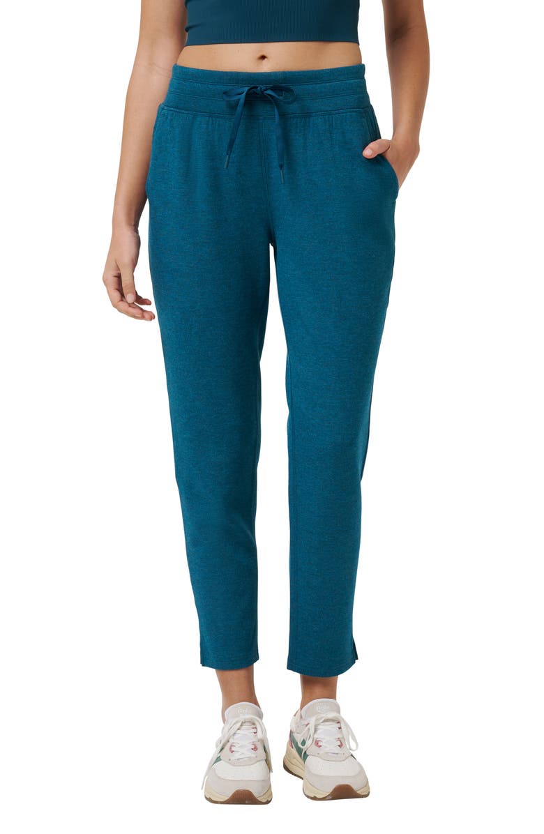 TravisMathew Skyloft Soft Ankle Pants, Main, color, Heather Reflecting Pond