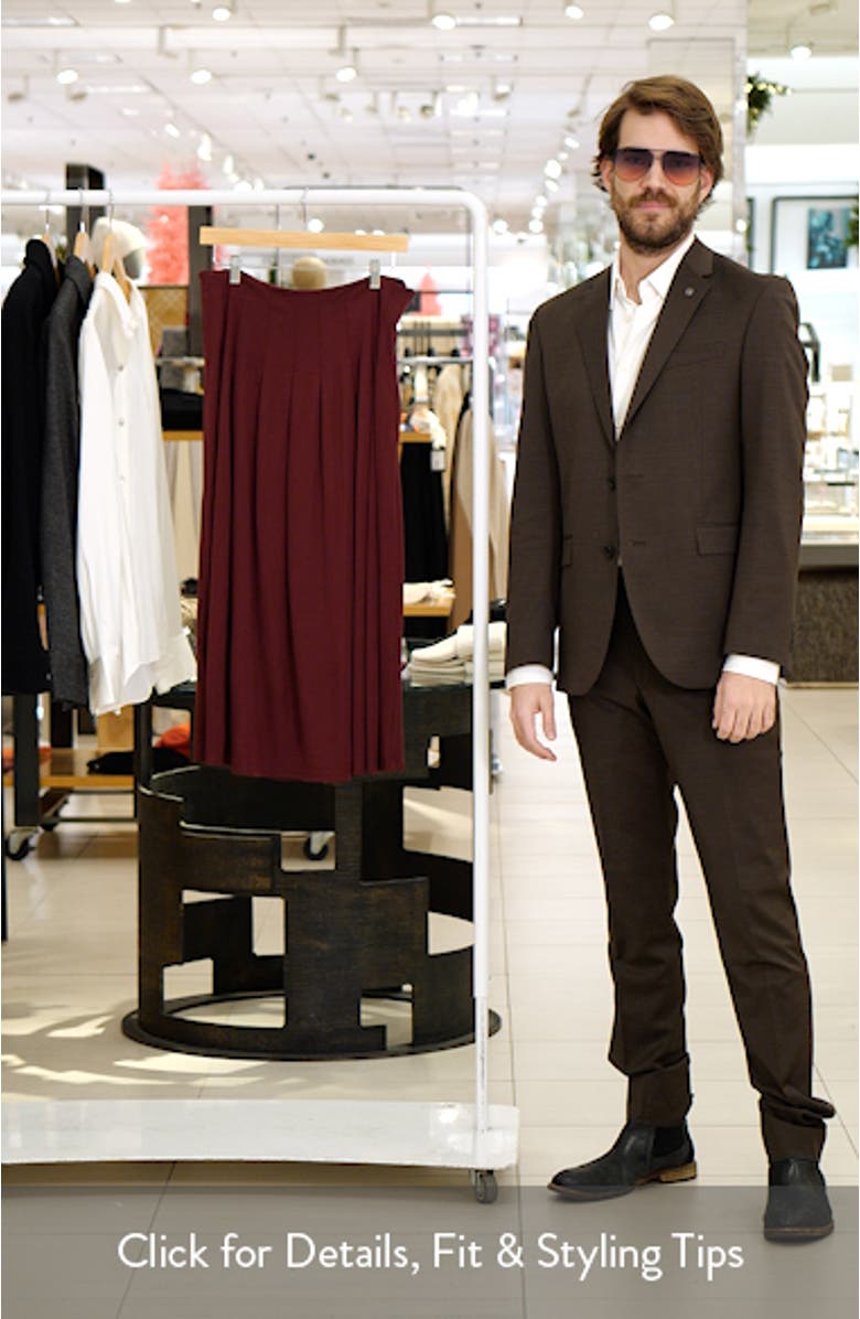 Plank Pleat Midi Skirt, sales video thumbnail